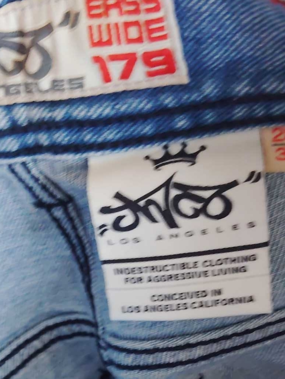 NWT JNCO Light Wash Wide Leg Jeans 28x30 - Picture 9 of 11